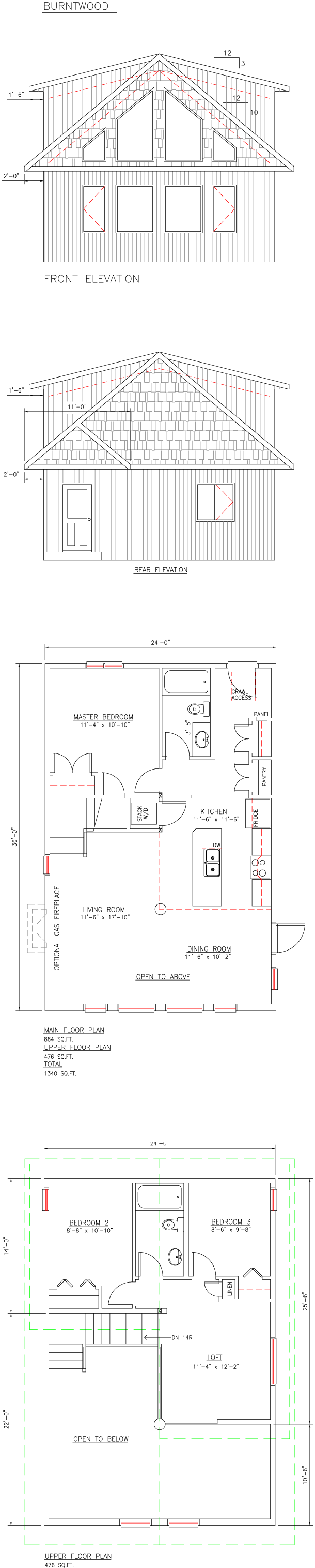 BURNTWOOD PRE-DESIGN Floor Plan