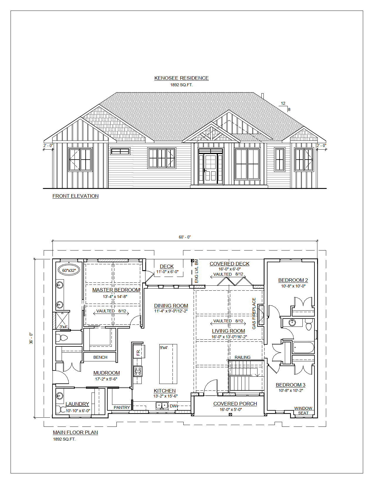 KENOSEE PRE-DESIGN COMING SOON! Floor Plan