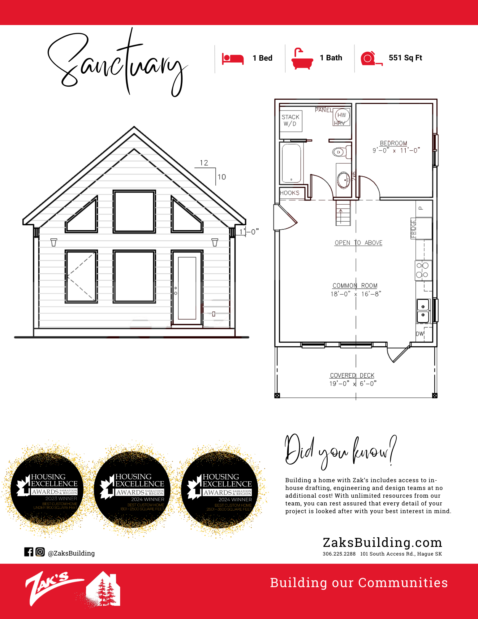 SANCTUARY SIMPLE HOME Floor Plan